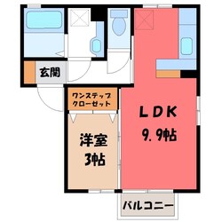 ハイツエスペランサ Aの物件間取画像